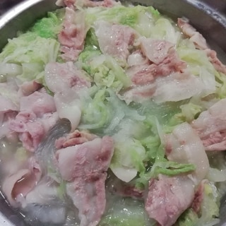 白菜と豚バラの重ね煮